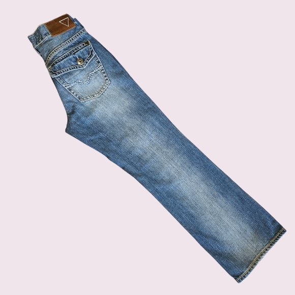 Guess Blue Jeans Falcon Slim Boot Size 10 - Picture 2 of 5